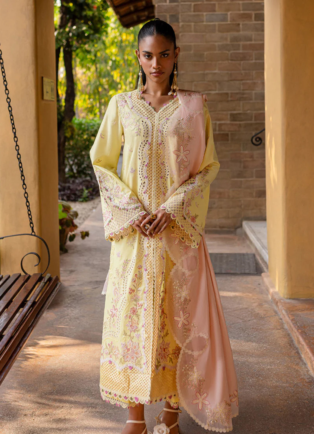 Qalamkar Luxury Lawn'25 - QM-11 Ina