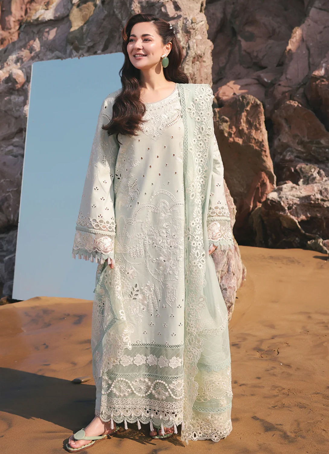 Imrozia Serene - Hania Luxury Lawn'25 - SL 80 Zimal