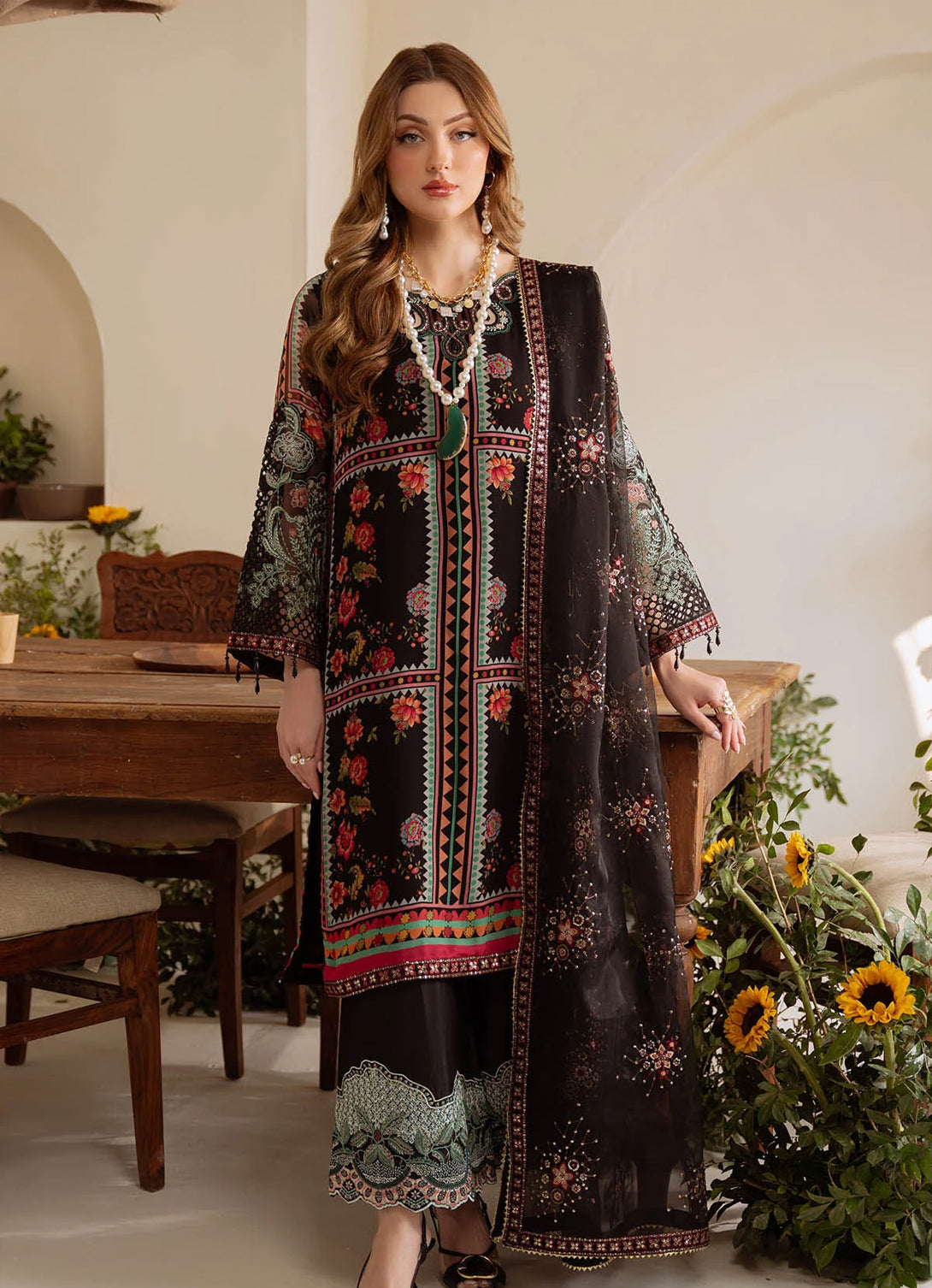 Nureh AMAYA Printed Chiffon AM-11 – My Store - Main Image