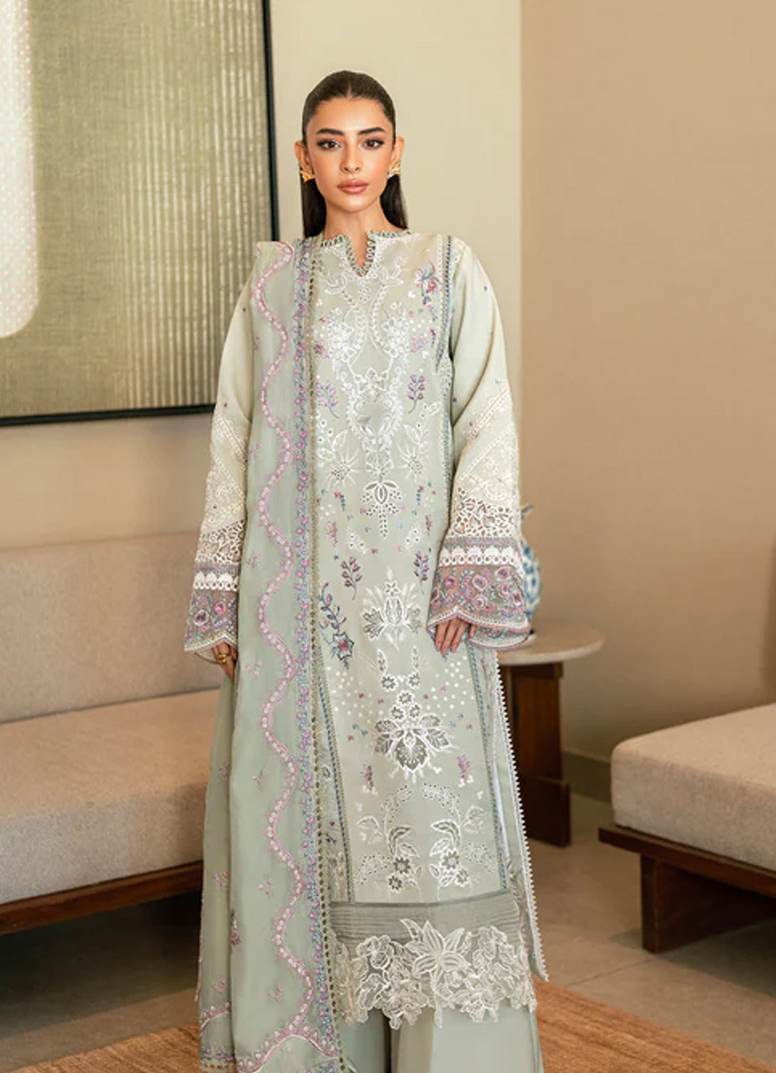 Florent - Eid Edit Luxury Lawn'25 - FL-6B
