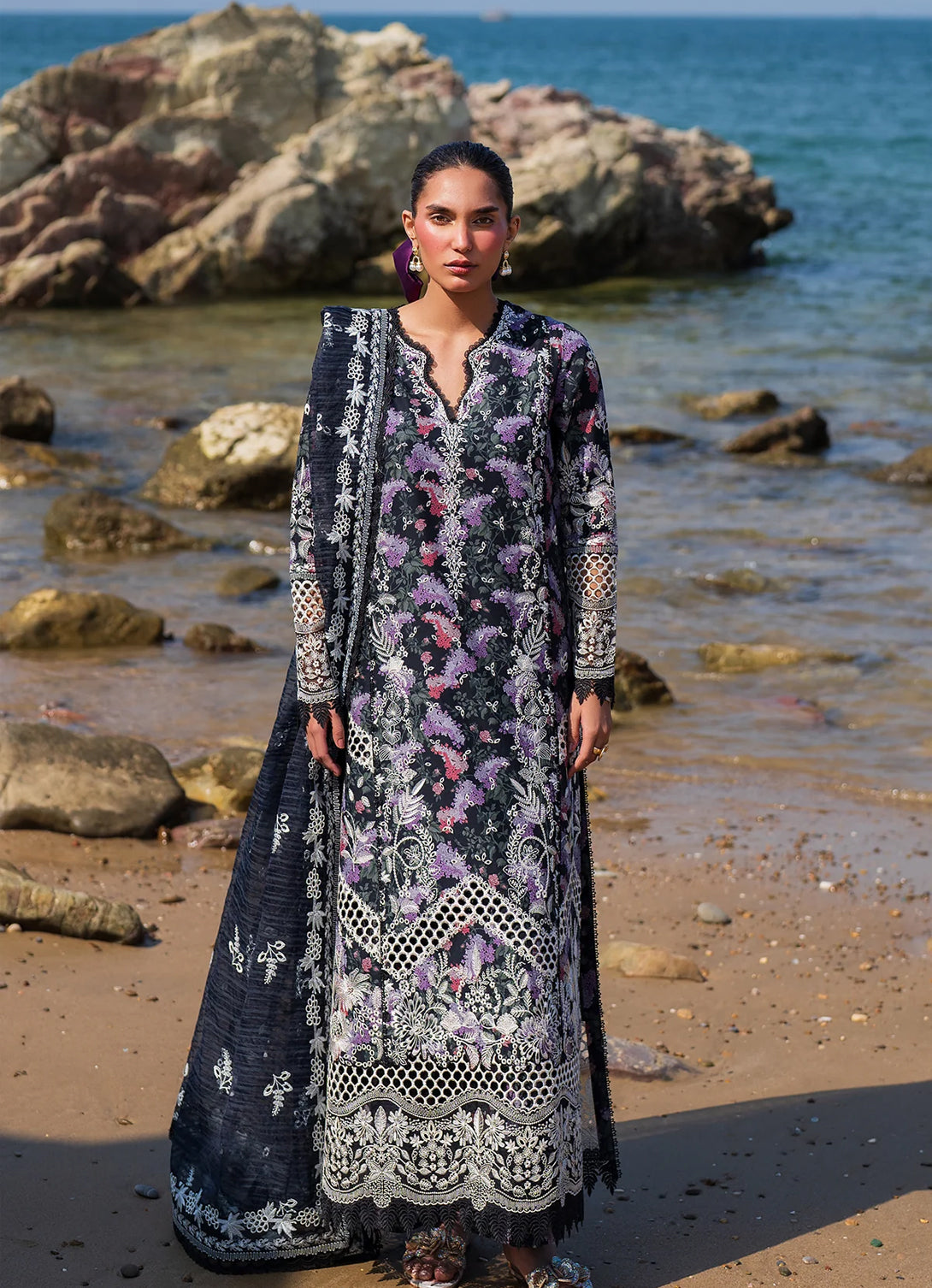 Afrozeh Endless Summer Lawn'25 - Velour