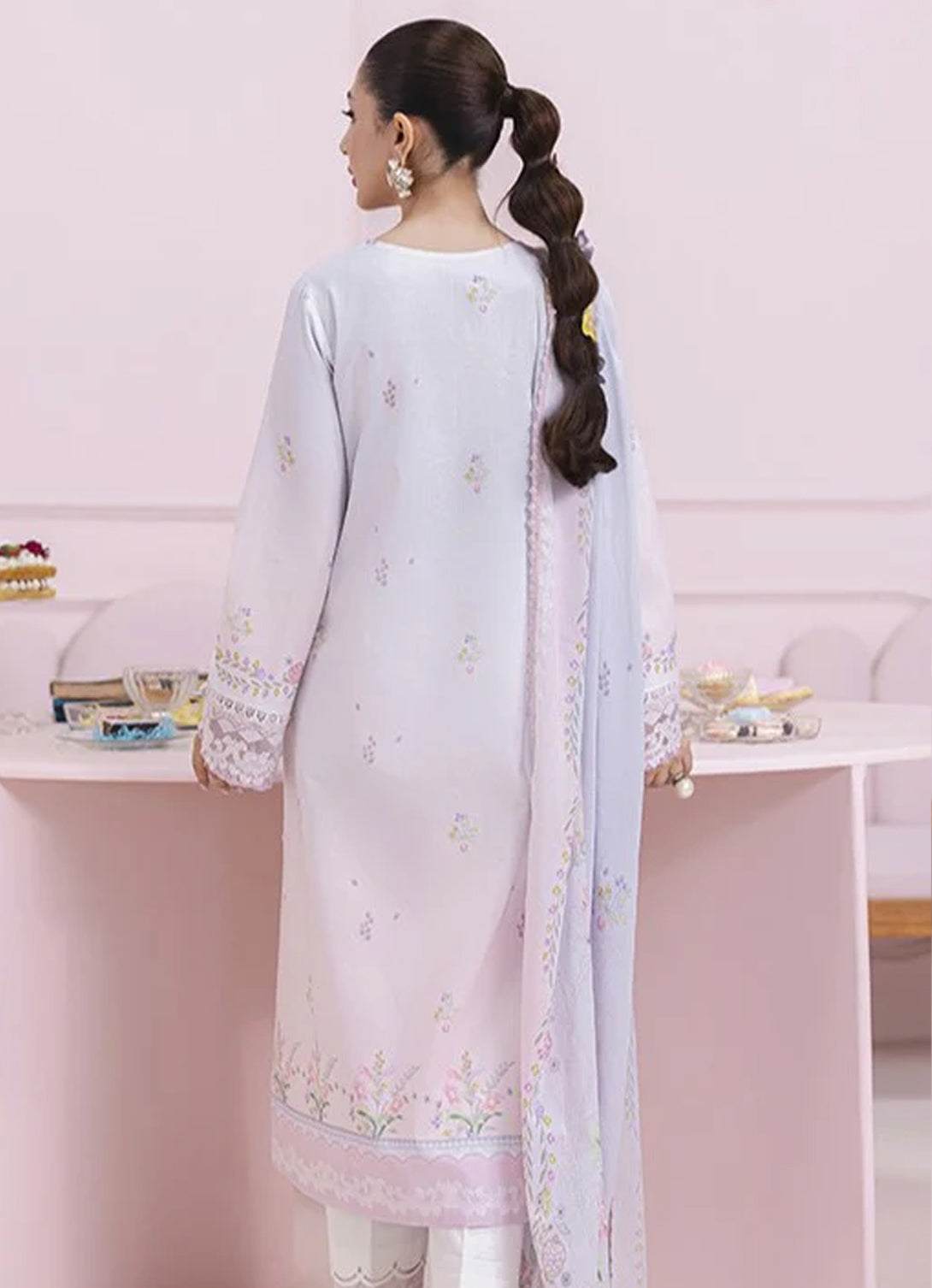 Qalamkar Q Prints Lawn'25 - EM-01 (В) BLAIR
