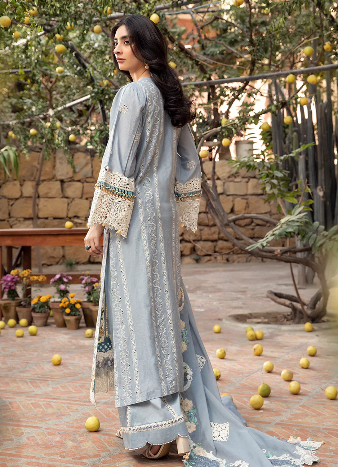 Elaf Premium Sumer Luxury Lawn'25 - ELM-7B MAHVEEN