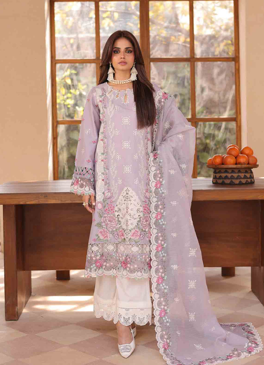 Shazia Mansoor Luxury Lawn'25 - Mahroosh