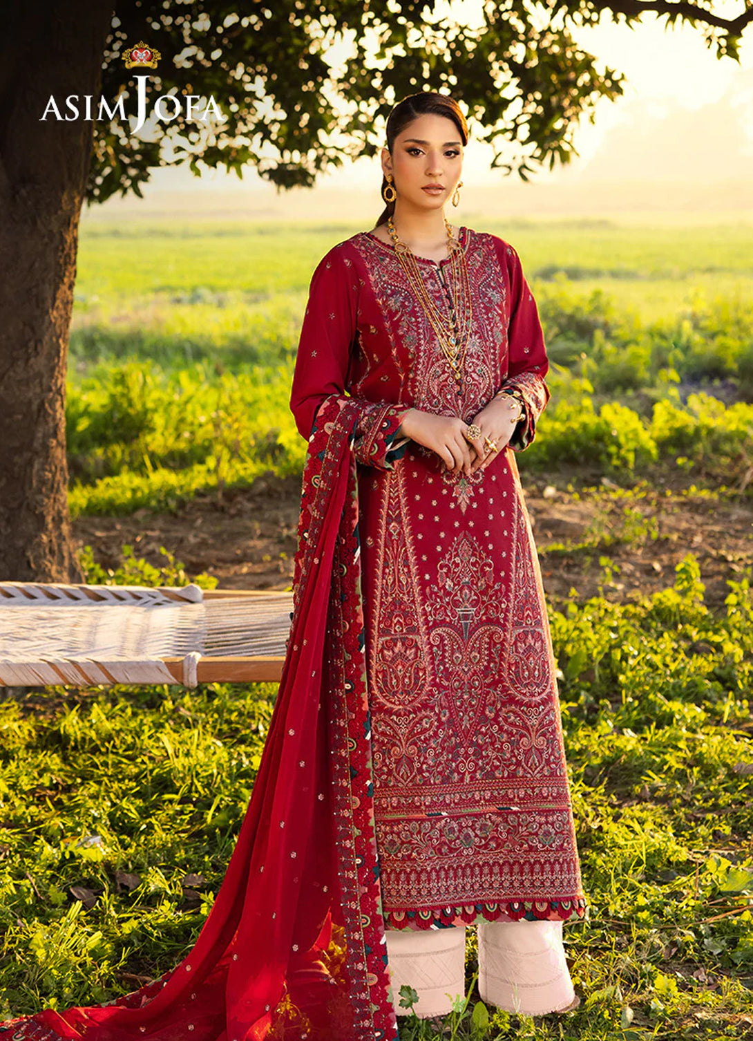Asim Jofa Luxury Emb Lawn'25 - AJELL-06