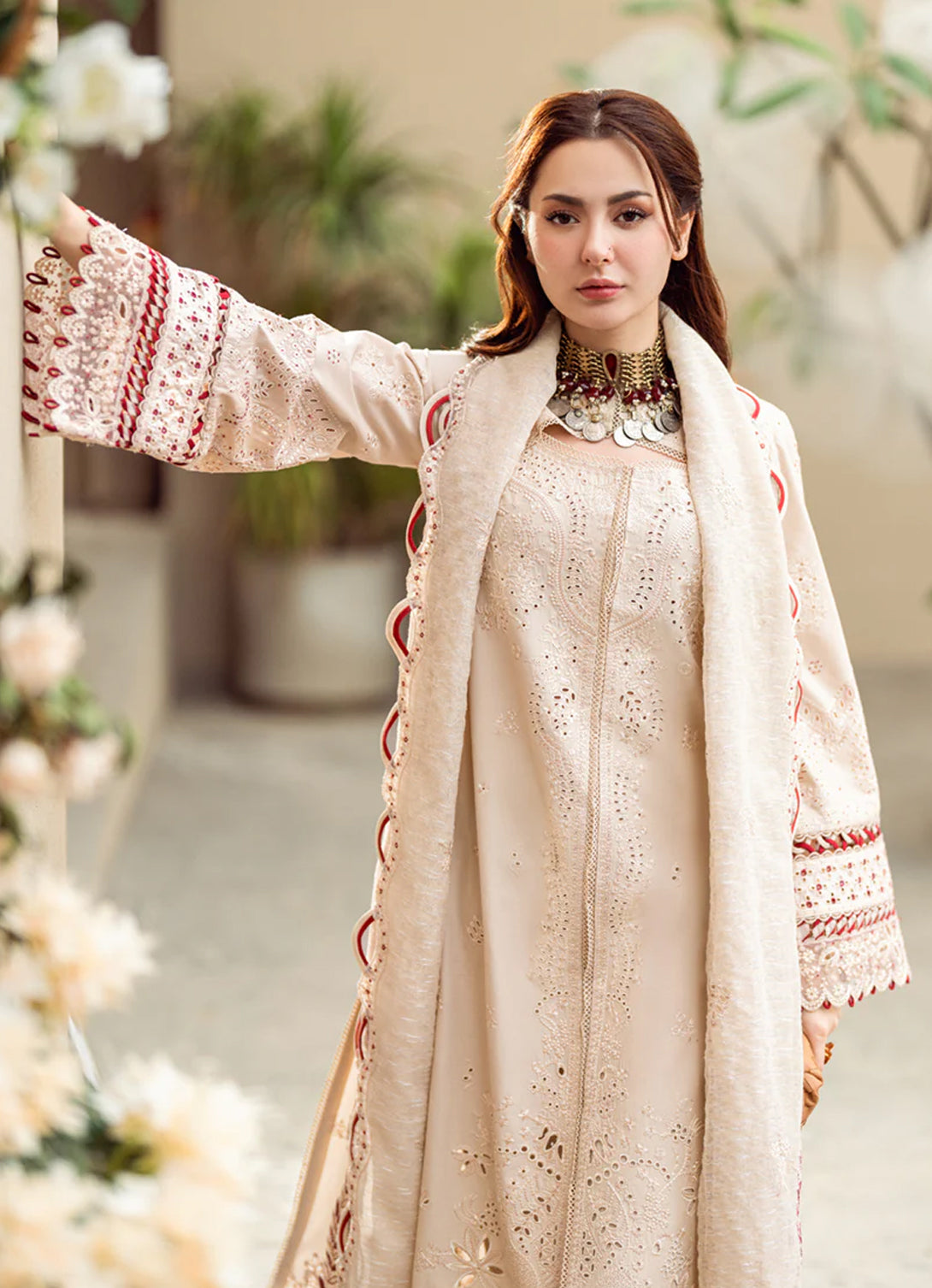 Qalamkar Sahil Luxury Lawn'25 FK-16 ANAYA