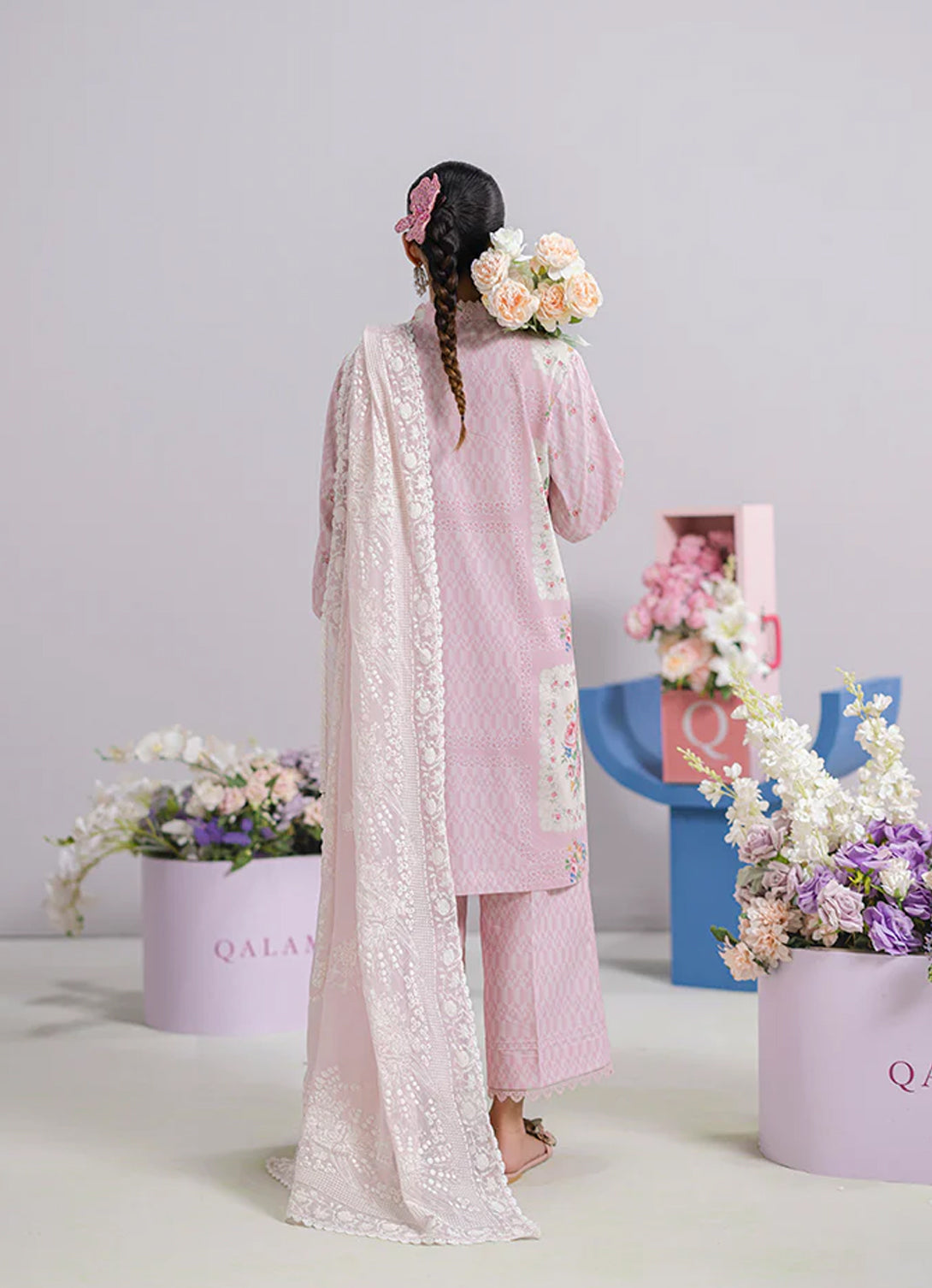 Qalamkar Q Prints Lawn'25 - EM-02 (В) KIRA