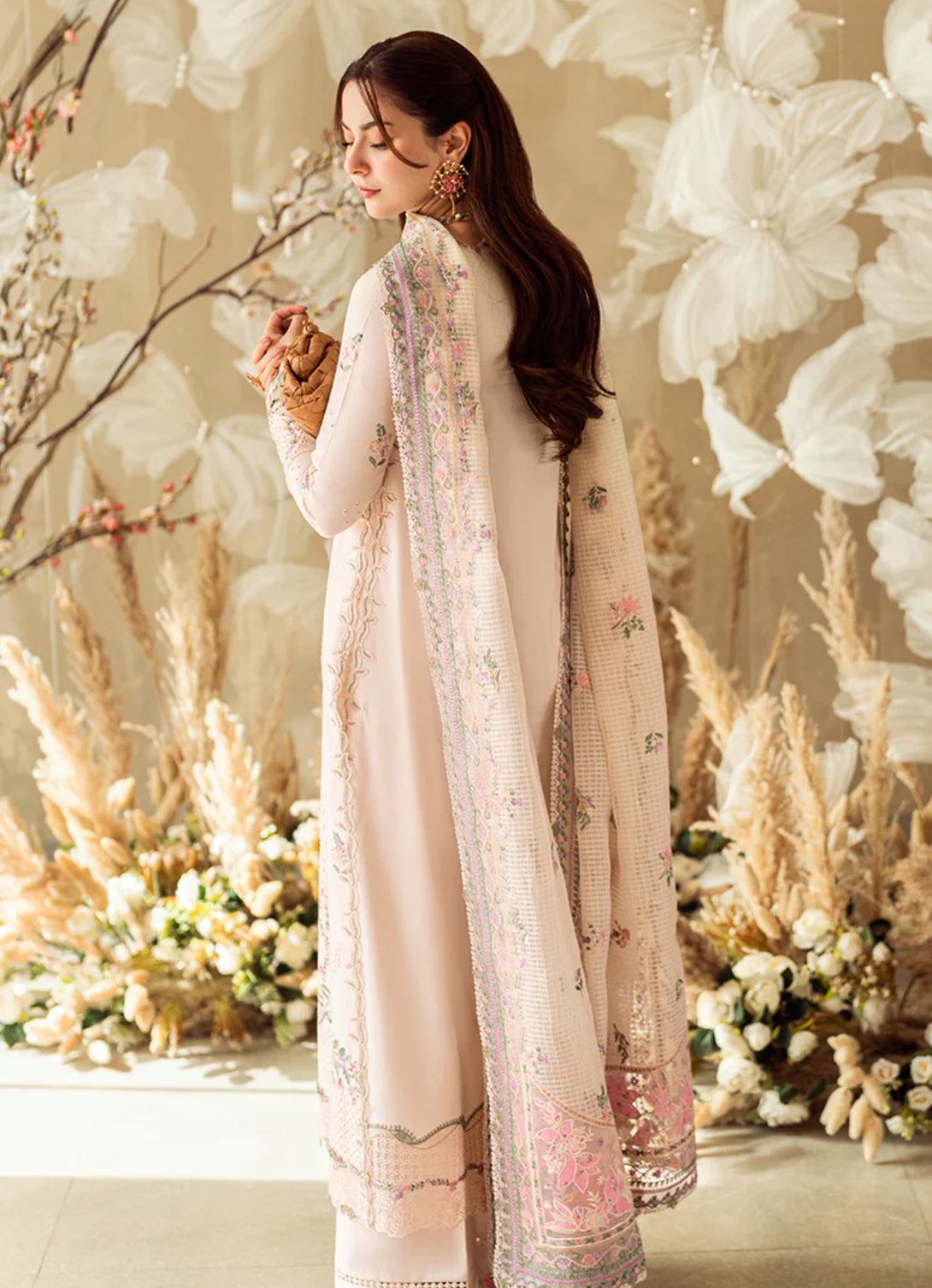 Qalamkar Sahil Luxury Lawn'25 FK-12 LILY