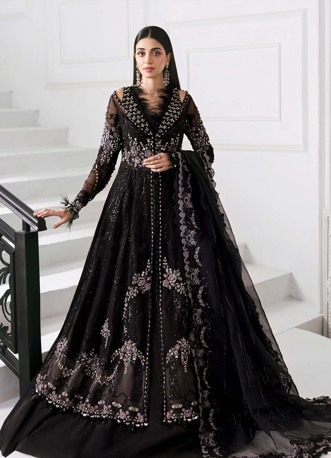 Maria.B Mbroidered Chiffon Eid Edition'25 - BD-3004