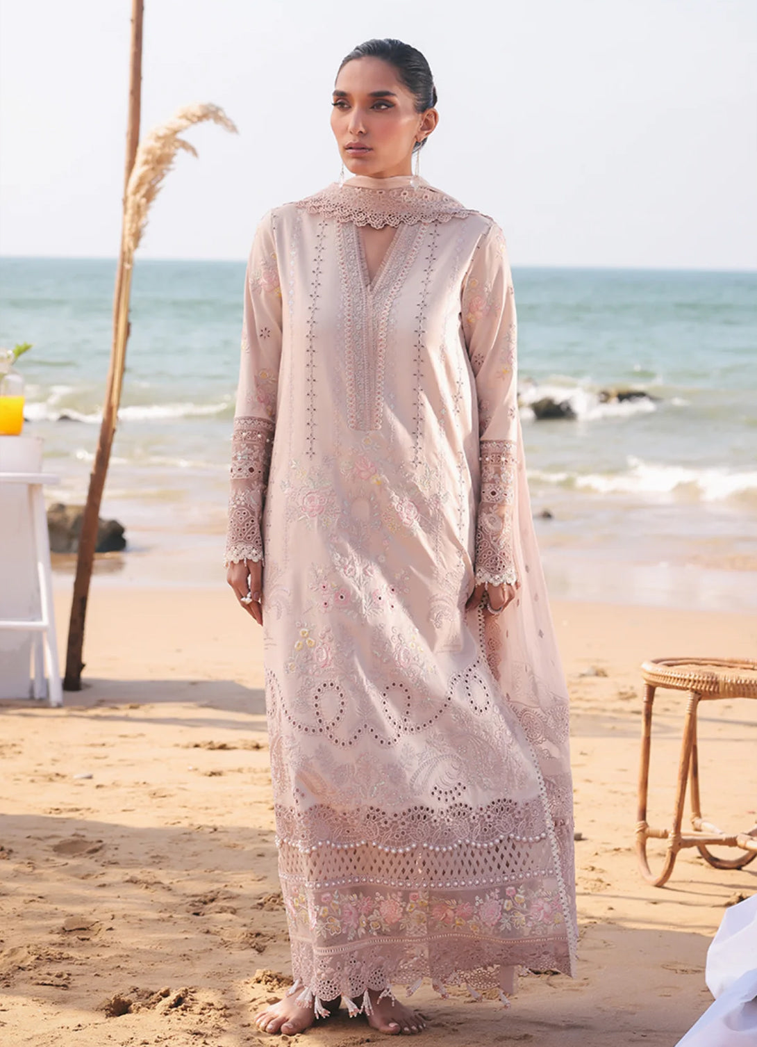 Imrozia Serene - Hania Luxury Lawn'25 - SL 84 Amaya