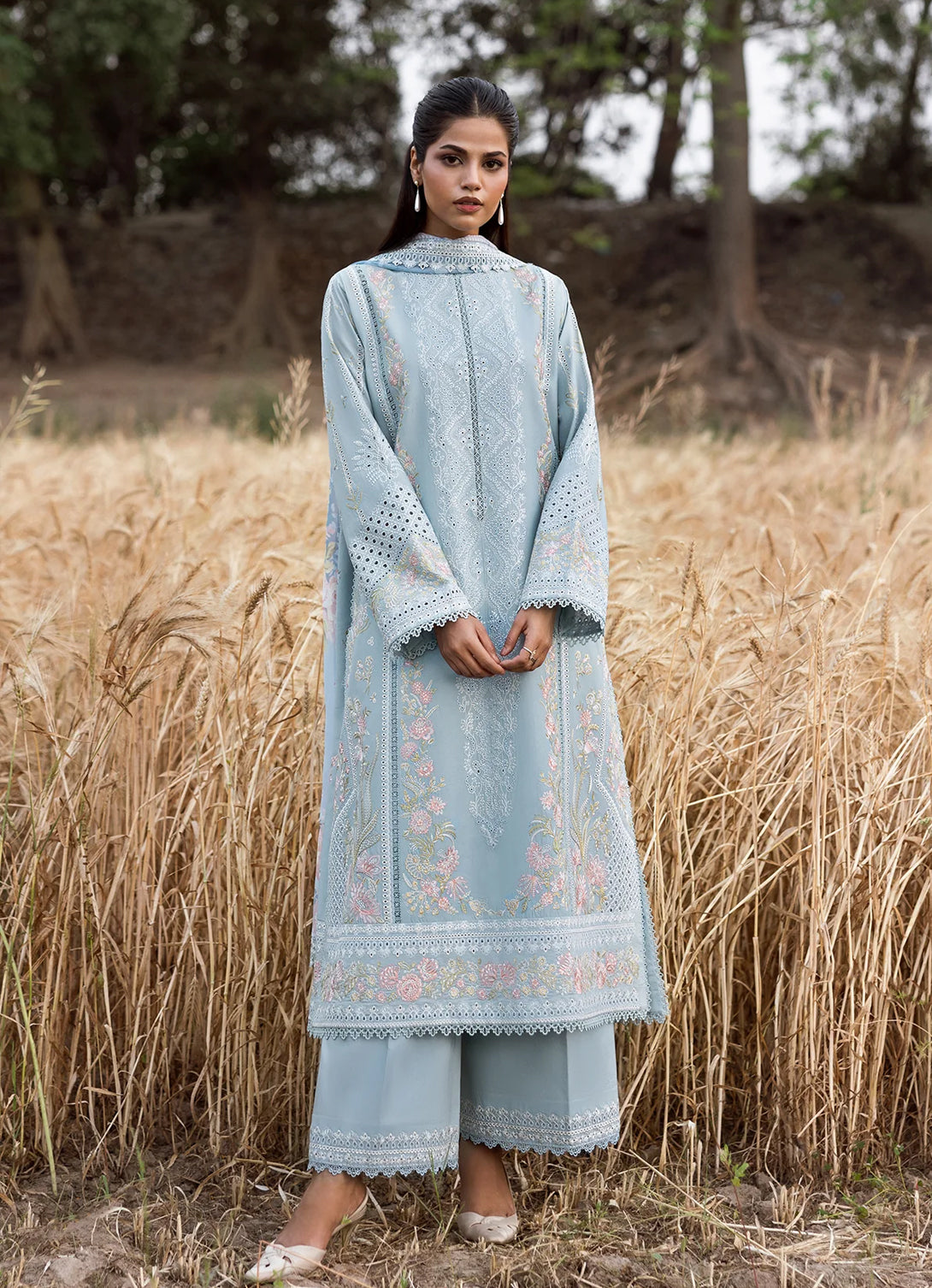 Afrozeh Mulaqaat Luxury Lawn'25 - Sukoon