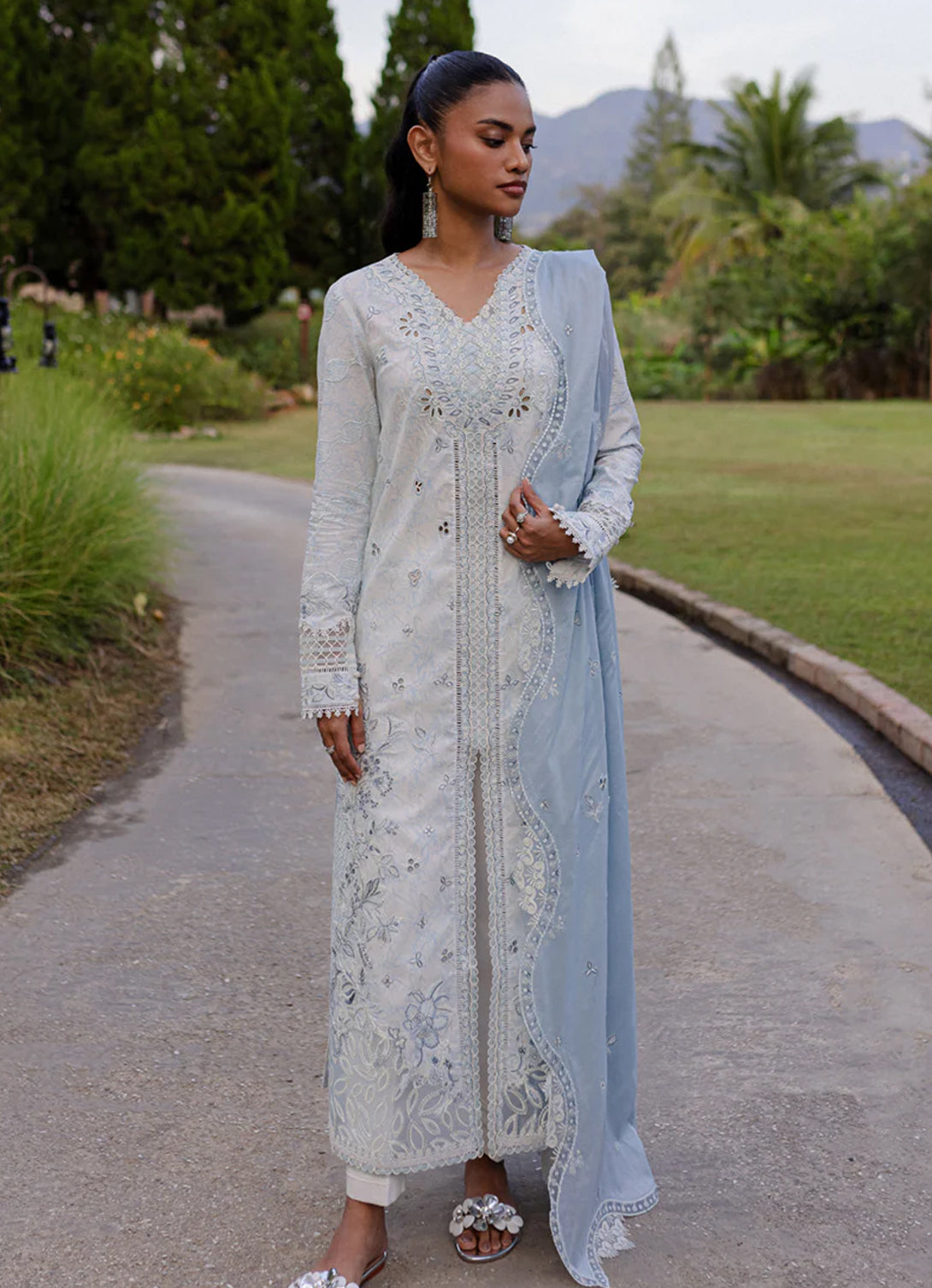 Qalamkar Luxury Lawn'25 - QM-07 Kian