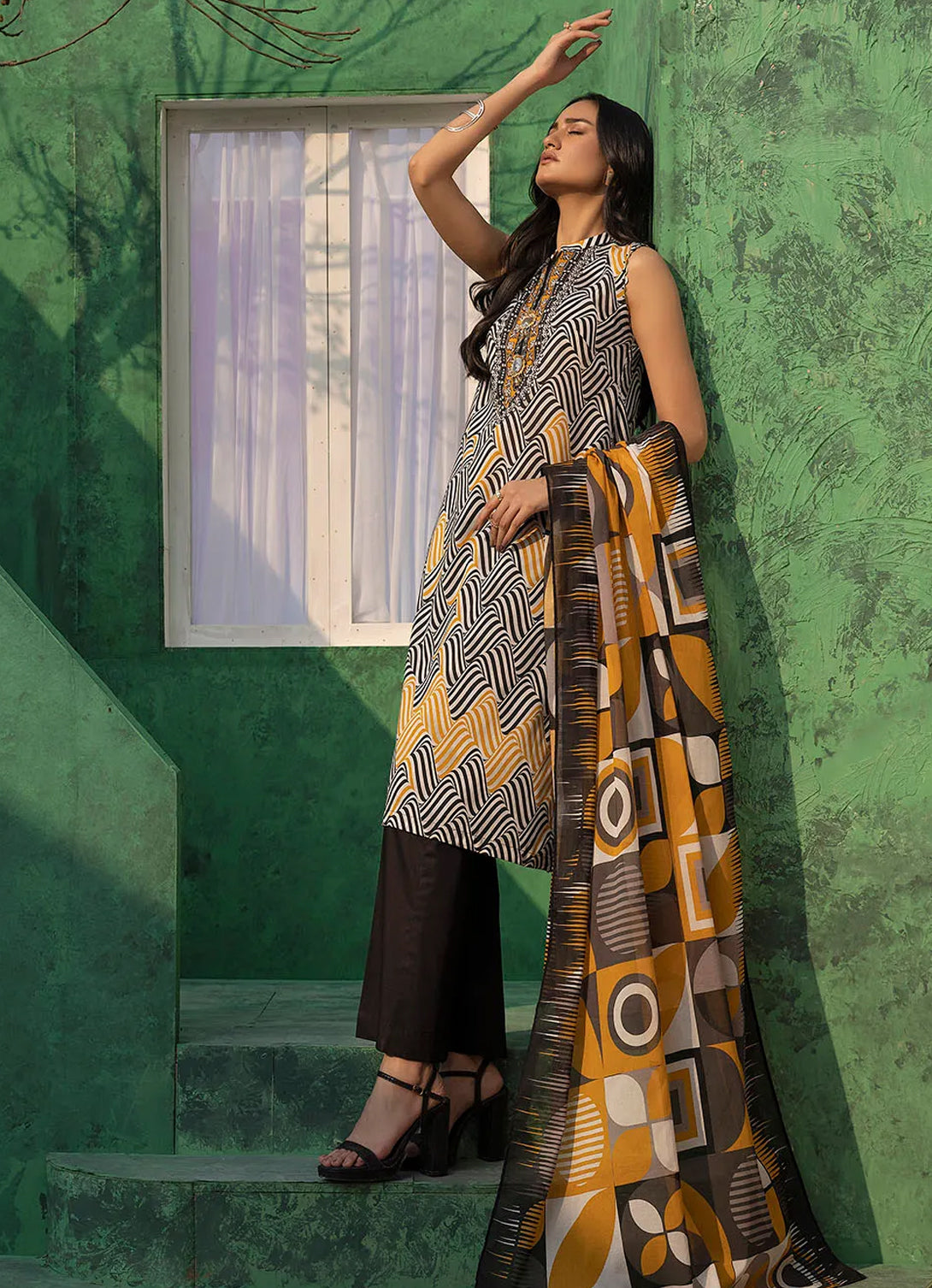 Gul Ahmed - Co-Ords - Printed Lawn'25 - TL-52092