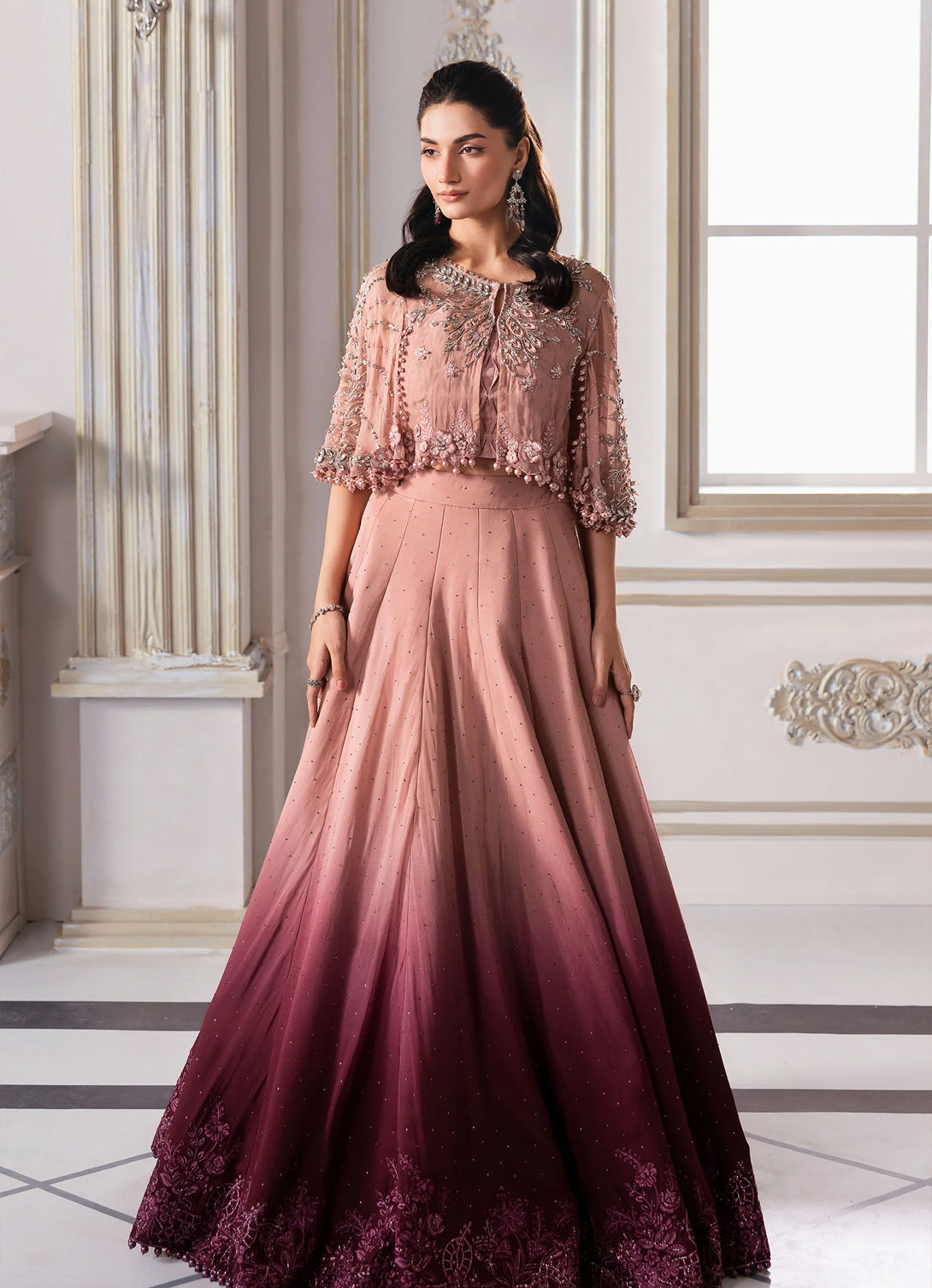 Maria.B Mbroidered Chiffon Eid Edition'25 - BD-3001