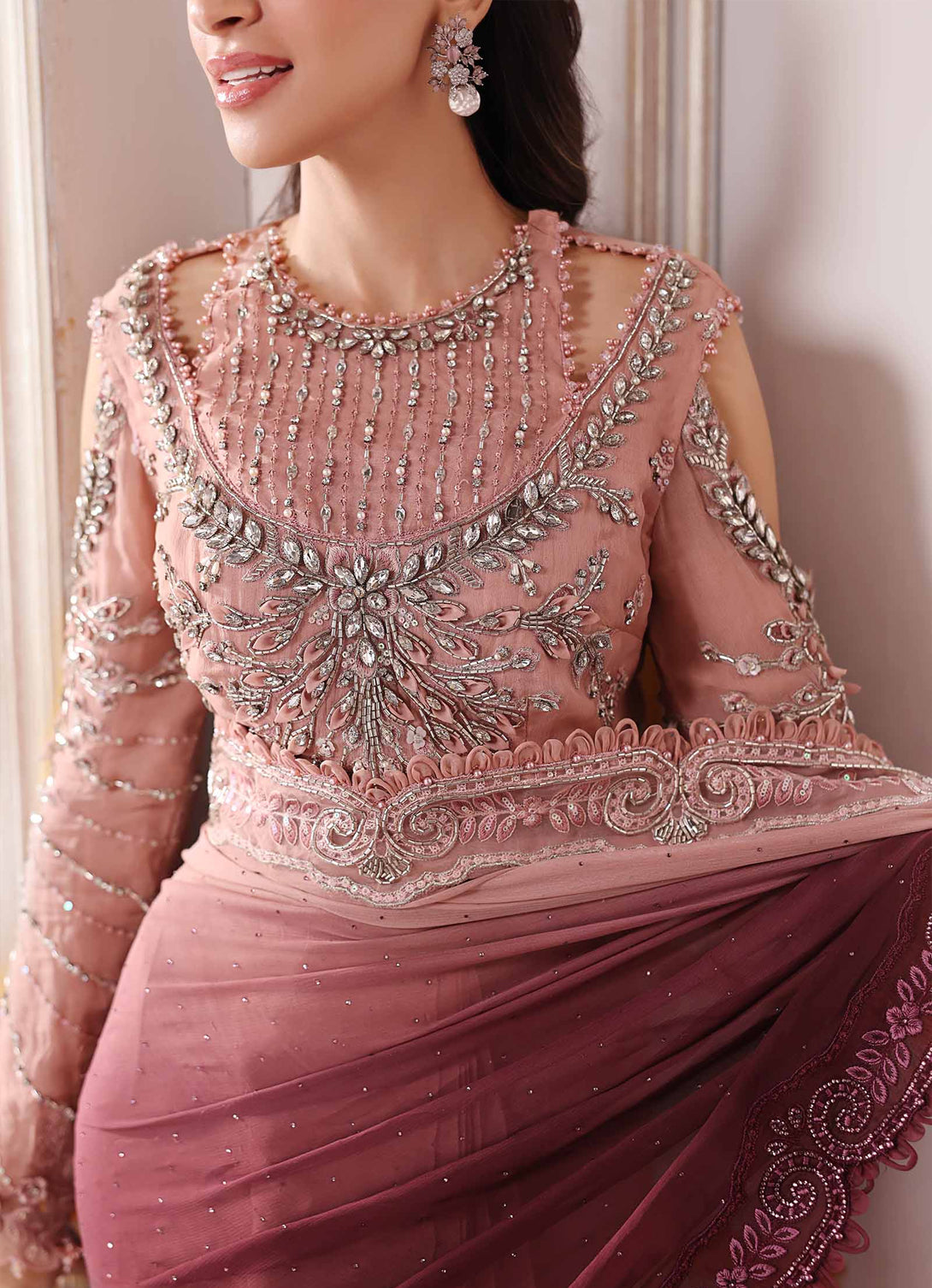 Maria.B Mbroidered Chiffon Eid Edition'25 - BD-3001