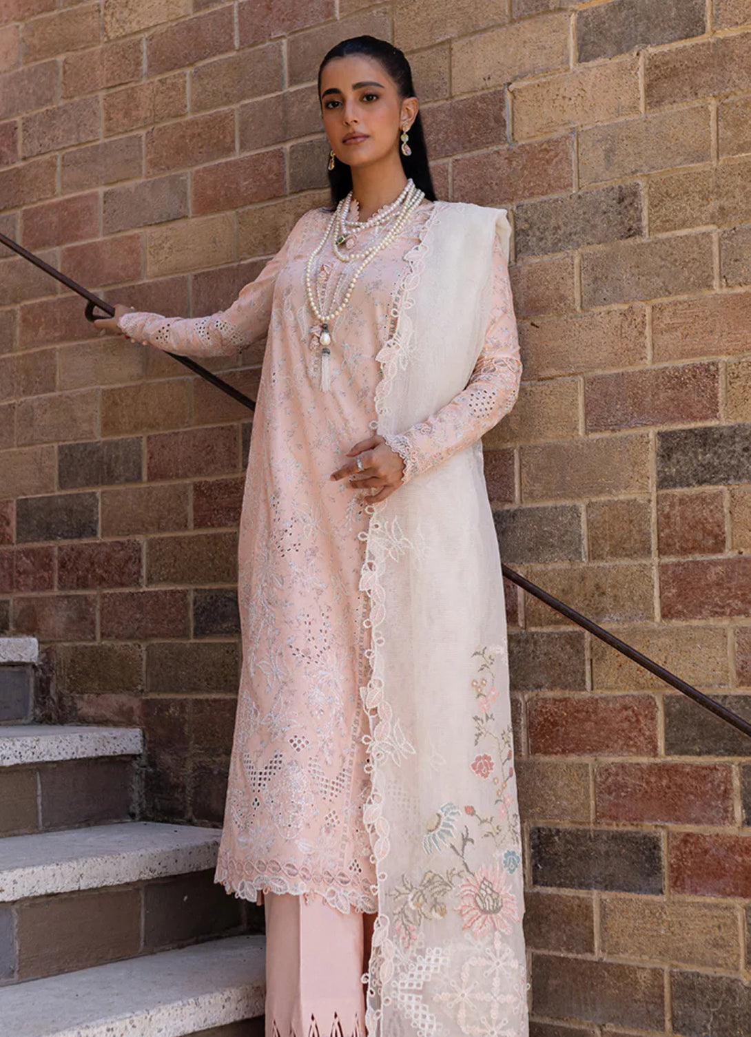 Qalamkar Luxury Lawn'25 - QM-12 Miso