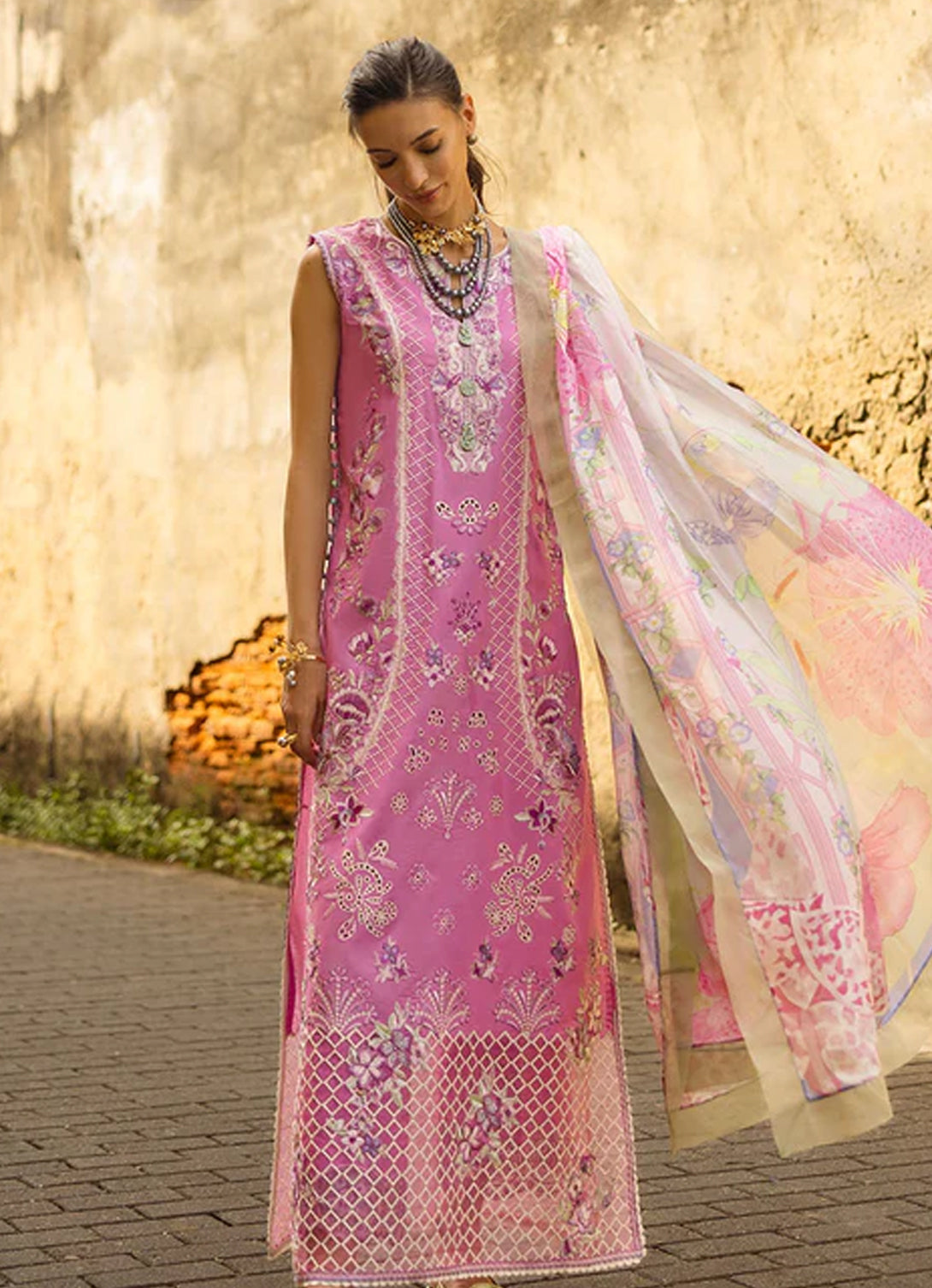 Mushq Luxury Summer Lawn'25 - Timeless Wave