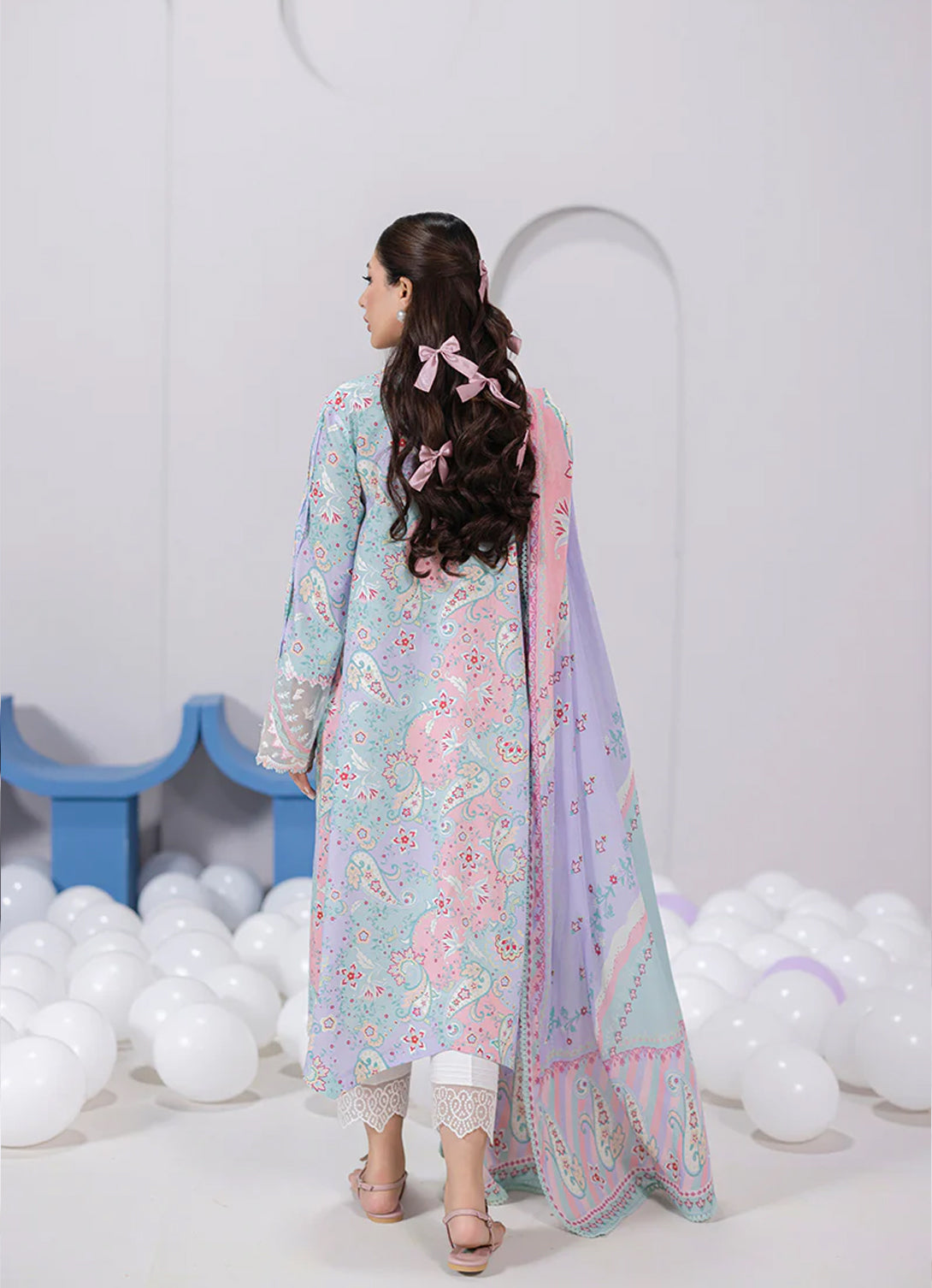 Qalamkar Q Prints Lawn'25 - EM-03 (A) JADE