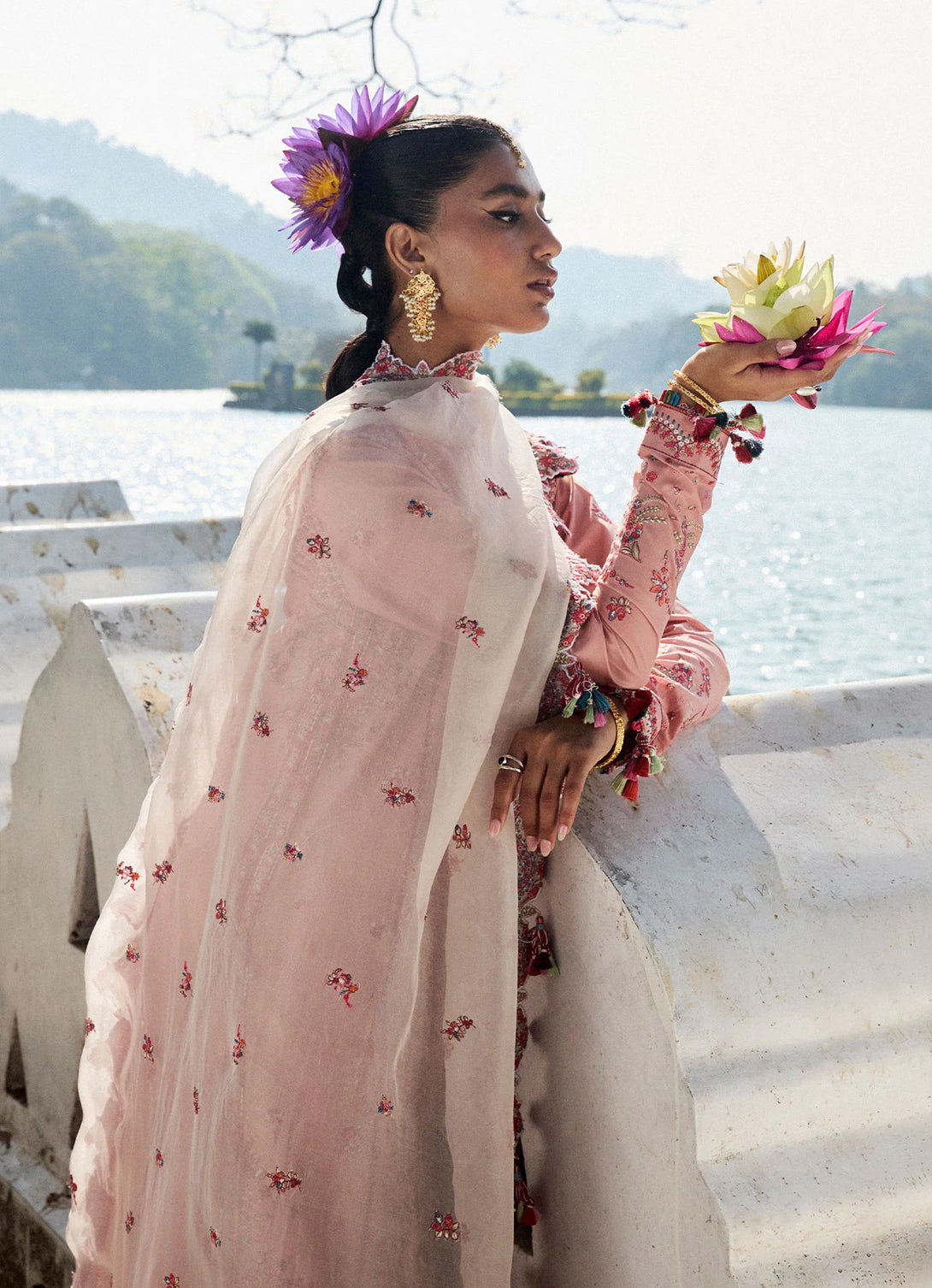 Hussain Rehar Luxury Lawn'25 - Peaar