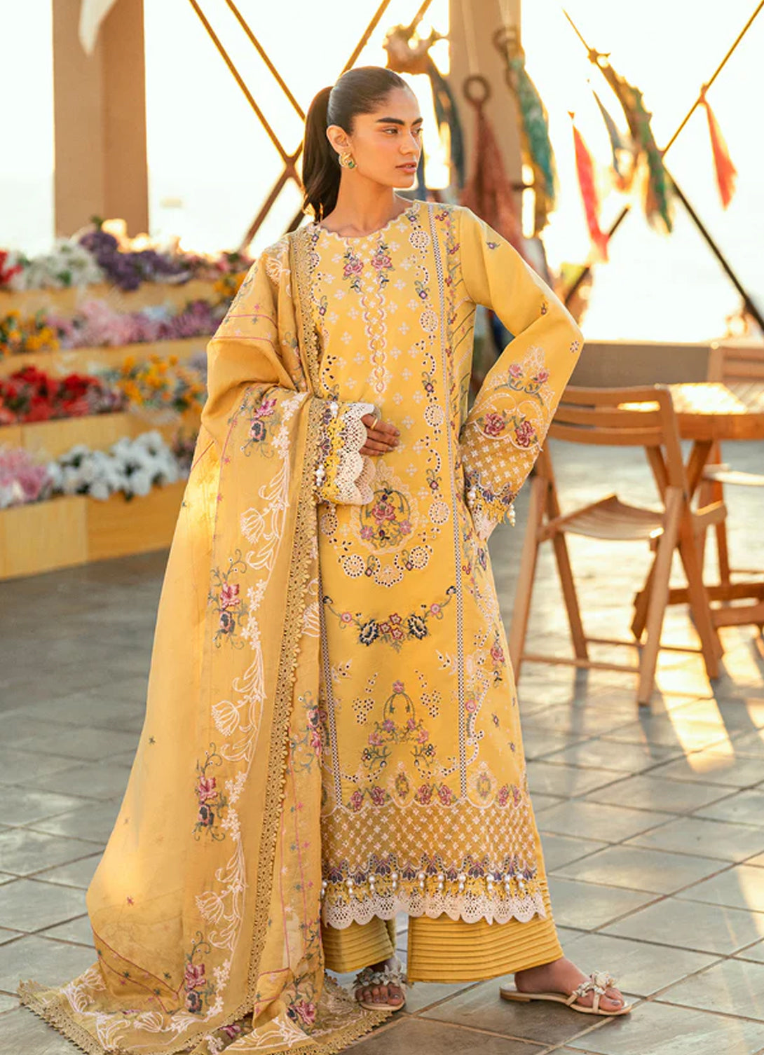 Florent - Eid Edit Luxury Lawn'25 - FL-4B