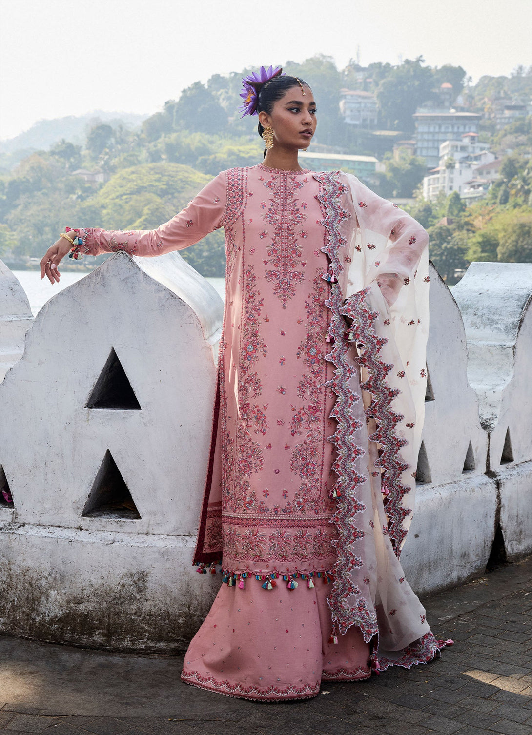 Hussain Rehar Luxury Lawn'25 - Peaar