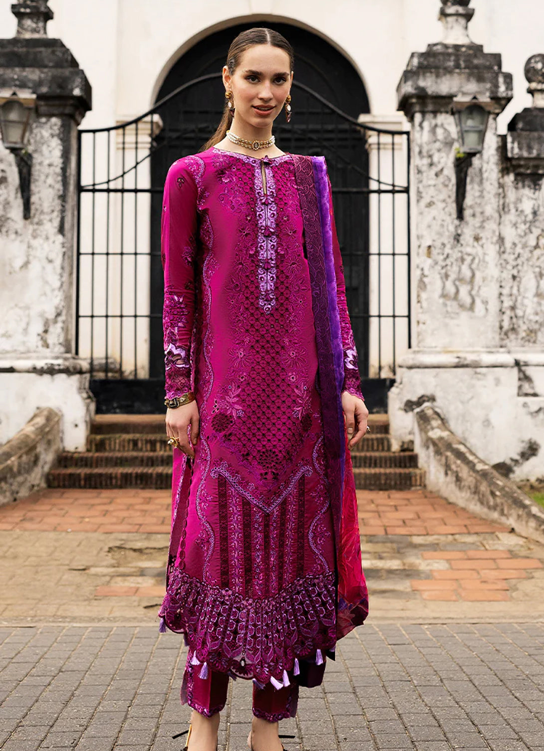 Mushq Luxury Summer Lawn'25 - Dreamy Whirl