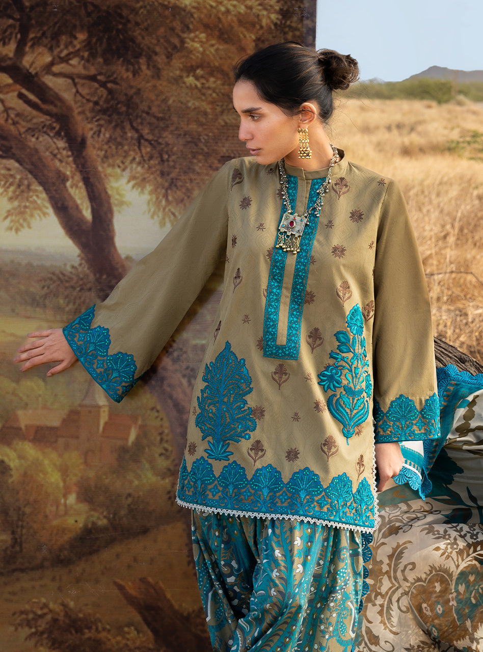 Zainab Chottani Luxury Lawn’26-Saphira 11
