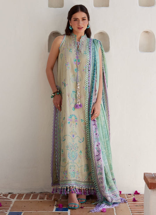 Farah Talib Aziz Luv Duv Lawn’26-Valeria Olive