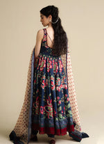 Zara Shahjahan Anarkali Lawn'25 - Neelofur-D4