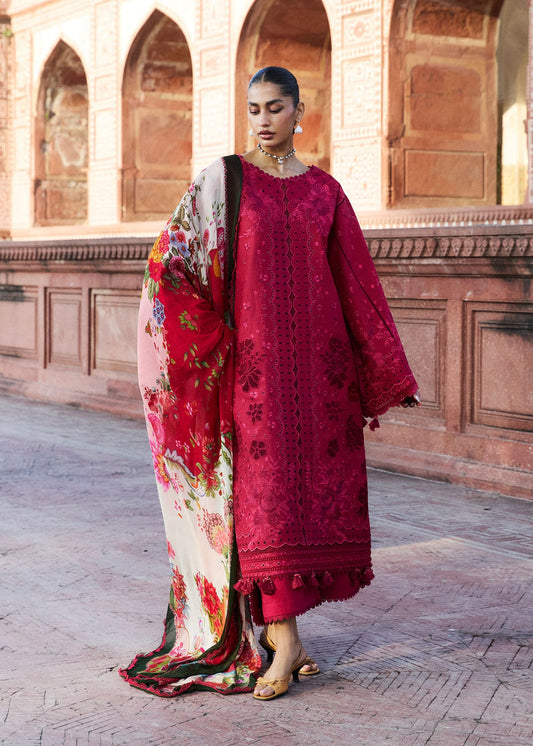 Hussain Rehar Zan Lawn’26-Qermez
