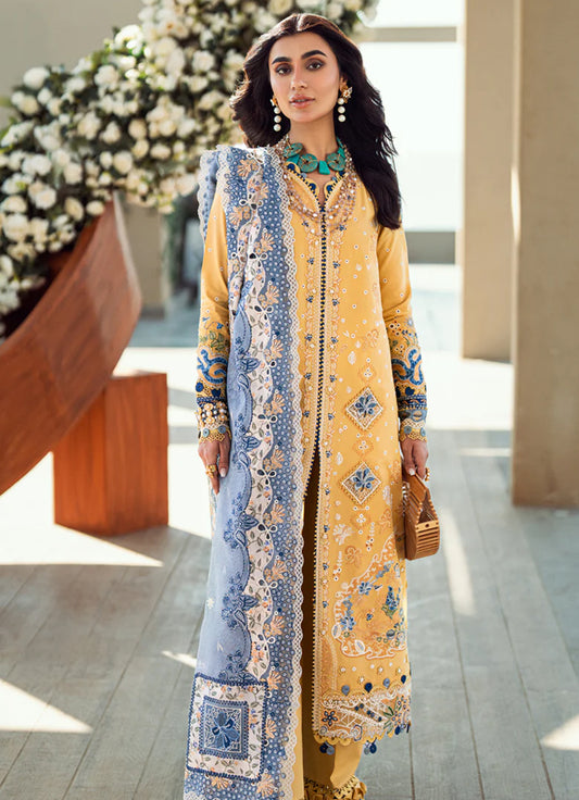 Qalamkar Sahil Luxury Lawn'25 FK-06 NATALIE