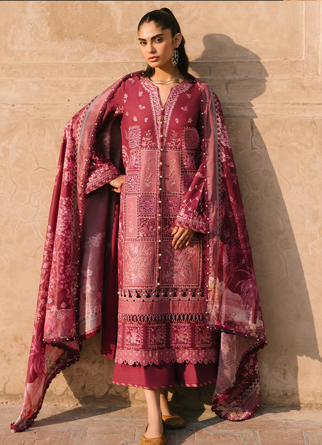 Bin Ilyas - Gulabi Baagh - 153 B | 3 PC Karandi