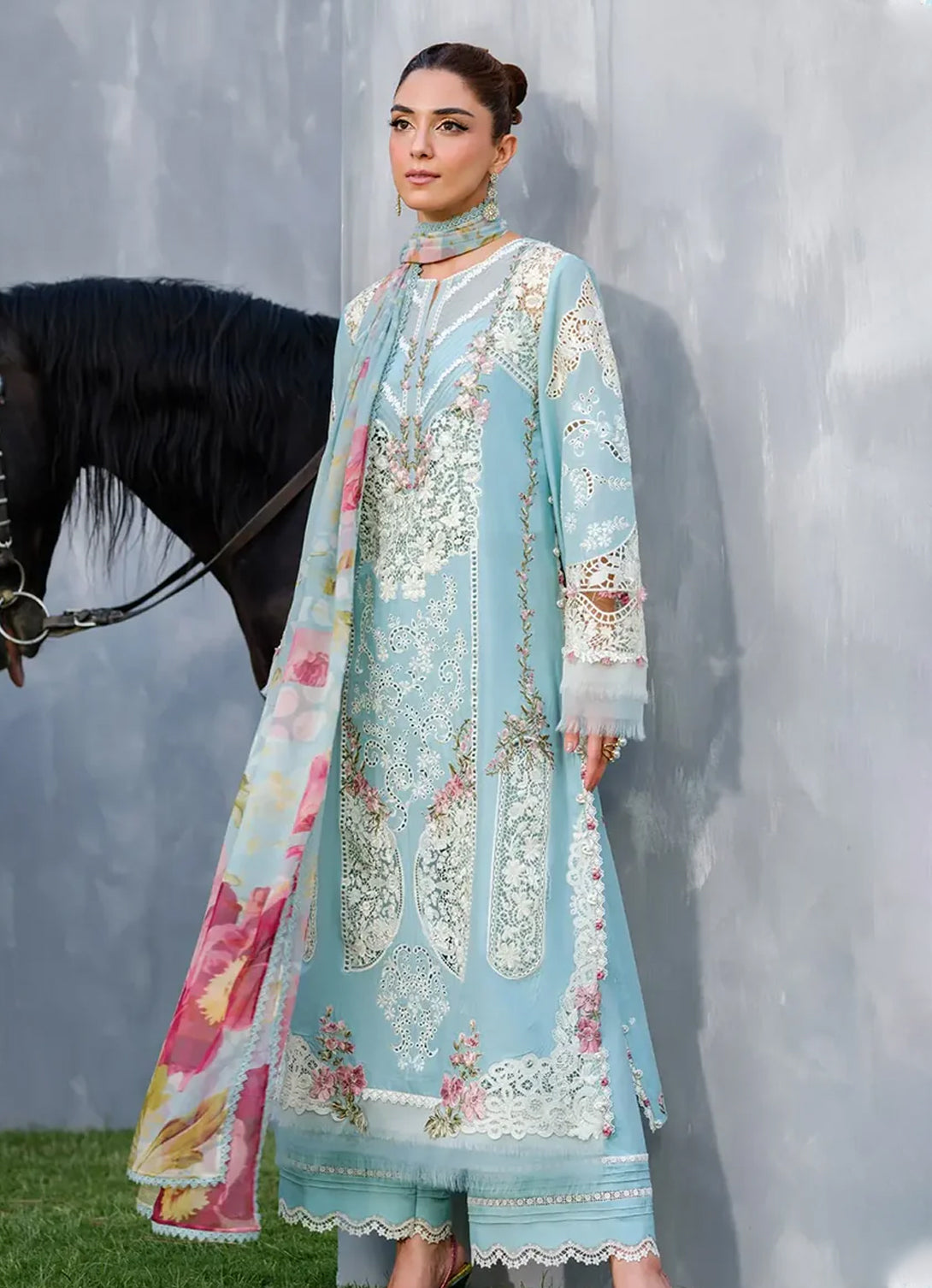 Elaf Luxury Lawn'25 Vol-2 ELH-5B ELYA