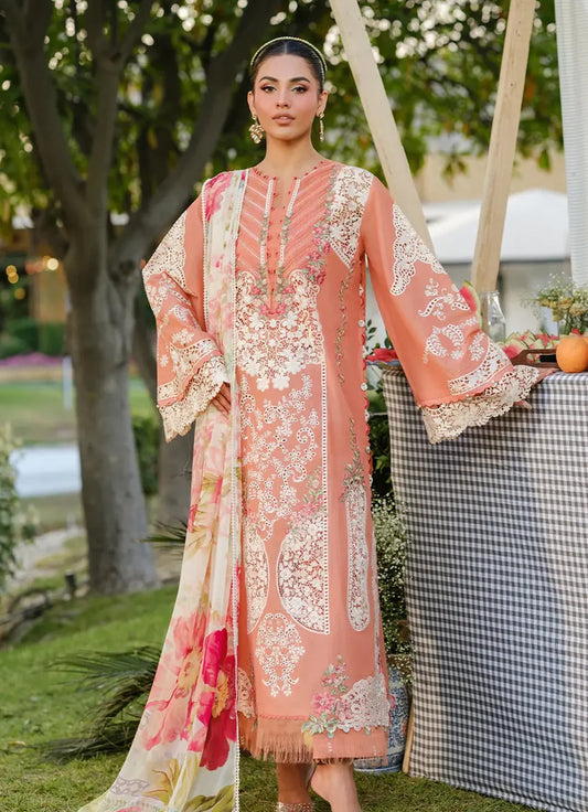Elaf Luxury Lawn'25 Vol-2 ELH-5A AUTUMN DREAM