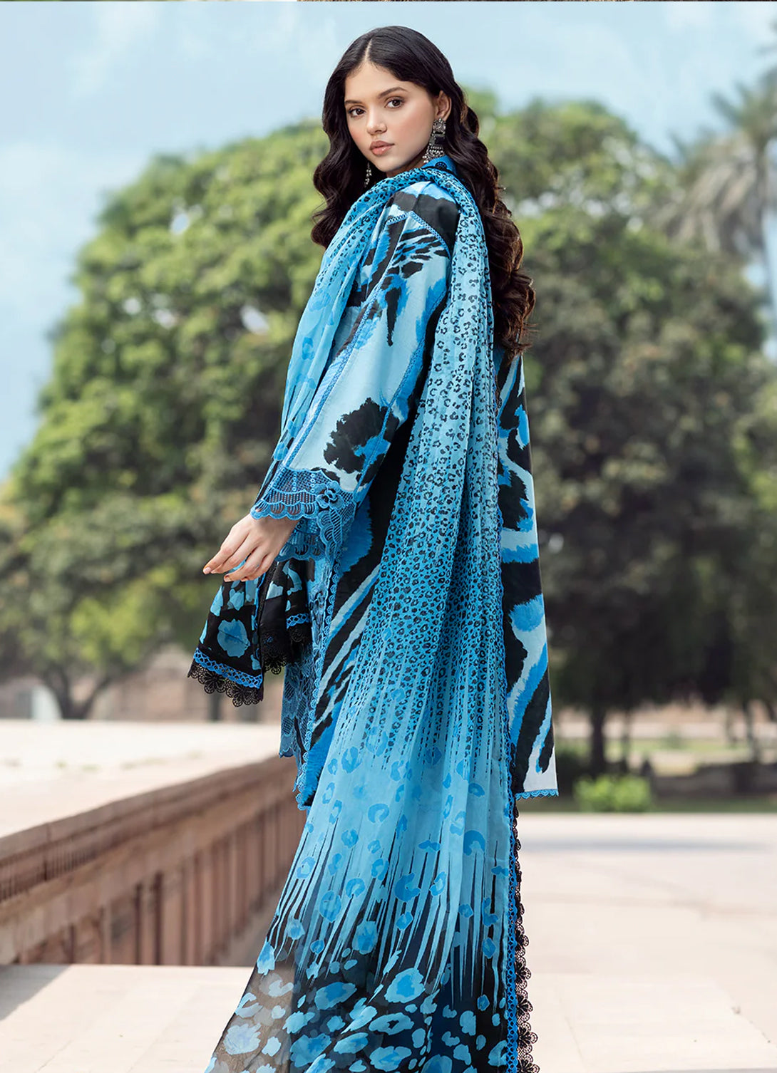 Bin Ilyas Naqsh Naaz Luxury Lawn '25 - 2086 - D