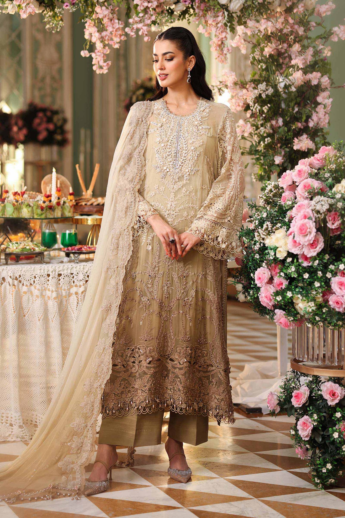 Maria B Tea Affair Chiffon’26-D3