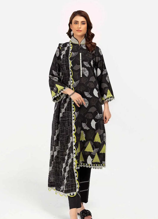 Gul Ahmed - Embroidered Corduroy - 3PC - CD-42007