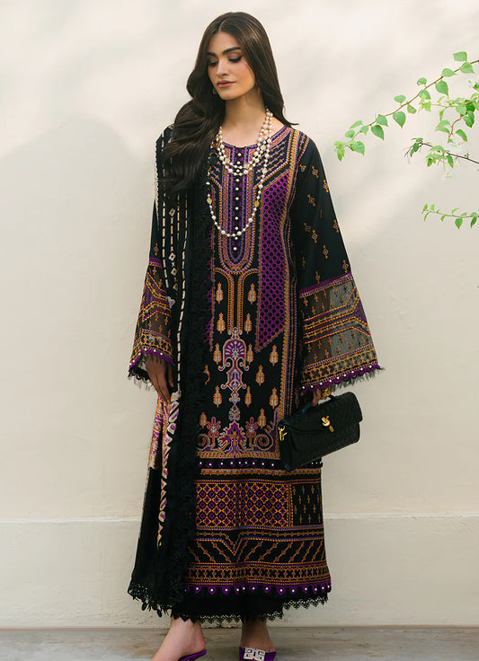 Bin Ilyas - Olivia Embroidered Winter - 522 - B | 3 PC Kotrai