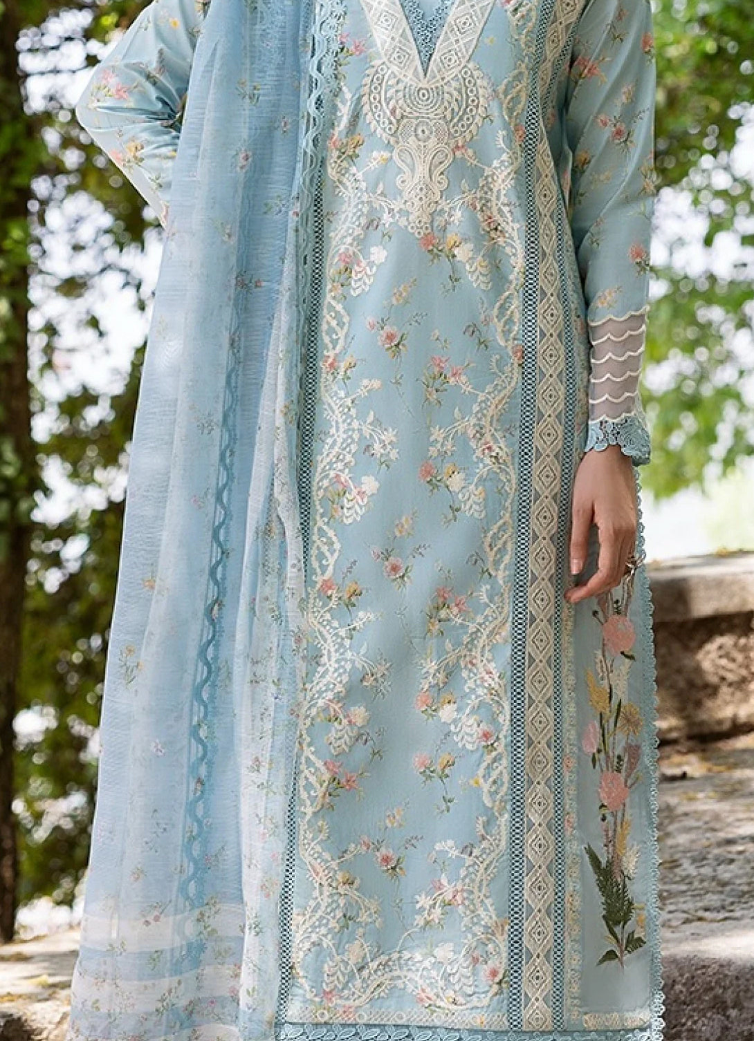 Saira Shakira Bloom  Eid  Lawn'25 - SSEL#8B - SWEET OPEL