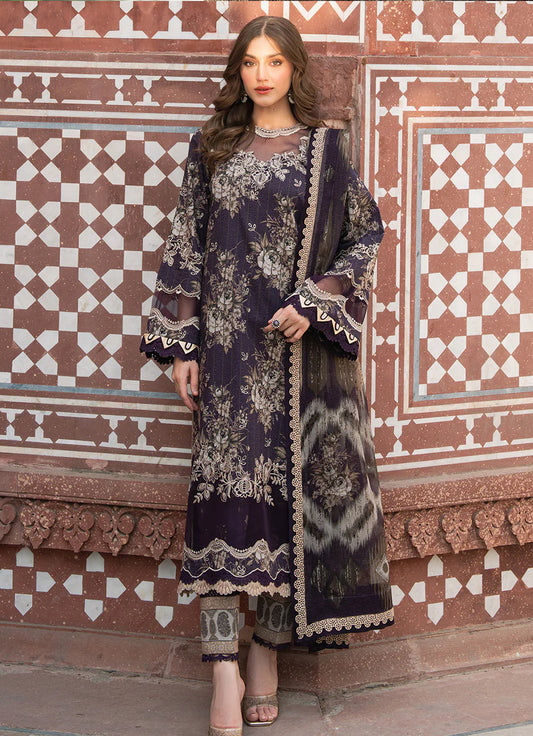 Bin Ilyas Naqsh Naaz Luxury Lawn '25 - 2087 - B
