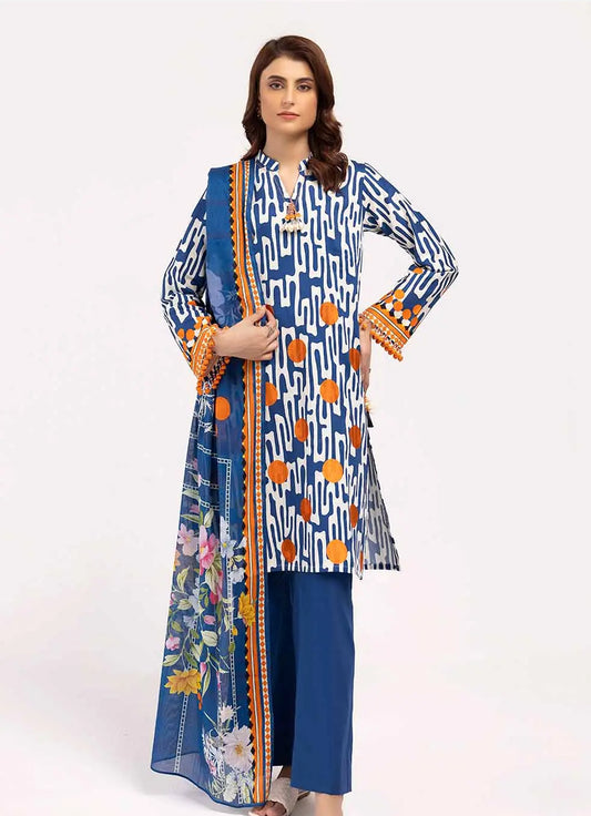 Gul Ahmed - Embroidered Corduroy - 3PC - CD-42003