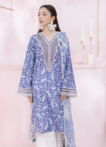 Qalamkar Q Prints Lawn'25 - EM-10 (A) RILEY