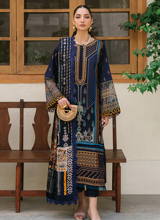 Bin Ilyas - Olivia Embroidered Winter - 522 - A | 3 PC Kotrai