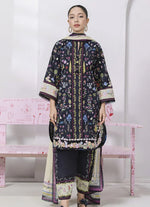 Qalamkar Q Prints Lawn'25 - EM-09 (В) PAIGE