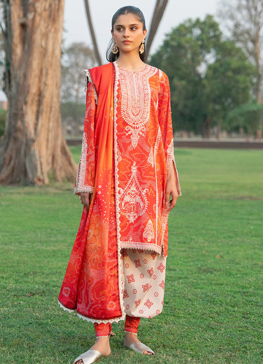Bin Ilyas Naqsh Naaz Luxury Lawn '25 - 2084 - A
