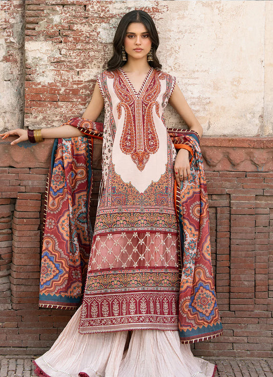 Bin Ilyas Naqsh Naaz Luxury Lawn '25 - 2083 - A