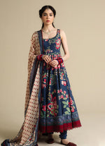 Zara Shahjahan Anarkali Lawn'25 - Neelofur-D4