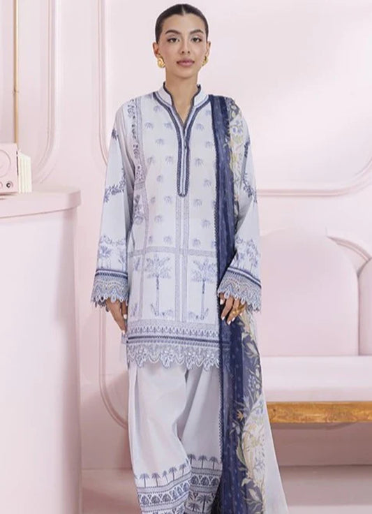 Qalamkar Q Prints Lawn'25 - EM-06 (A) SAGE