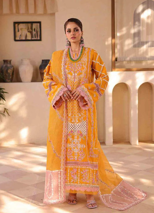 Shazia Mansoor Luxury Lawn'25 - Khushbu-e-gul