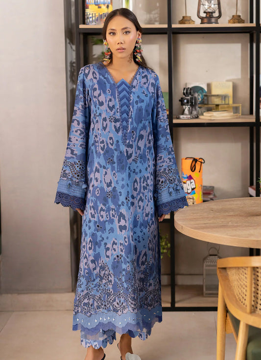 Nureh Ballerina Emb Printed Chikankari Lawn'25 2 Pc - NU2-173
